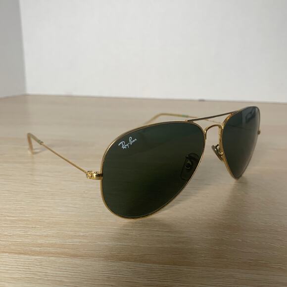 Ray-Ban RB3025 Sunglasses Aviator Gold L0205 58-14 Made in Italy